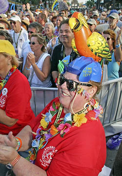 Parrot Heads dress wild and wacky for the annual gathering in the southernmost city to celebrate the lifestyle. 
